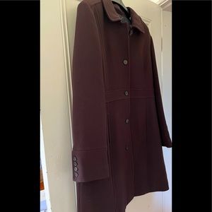Last chance NWT JCrew classic lady day coat size 16 brown with Thinsulate Lining